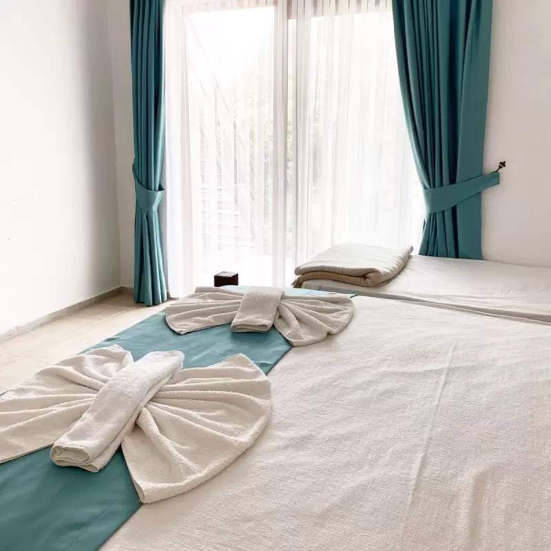 Selimiye koyunda gün doğumu